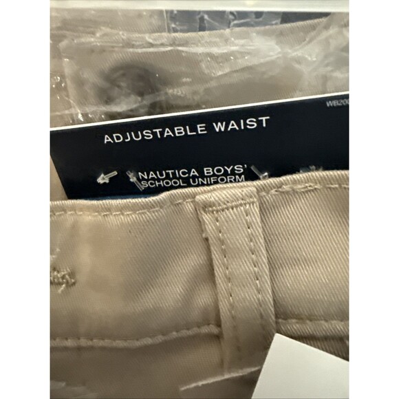 NEW Nautica Boys Uniform 5 Pocket Stretch Twill Pant/Reinforced Knees Sz14 2prs - Picture 3 of 7